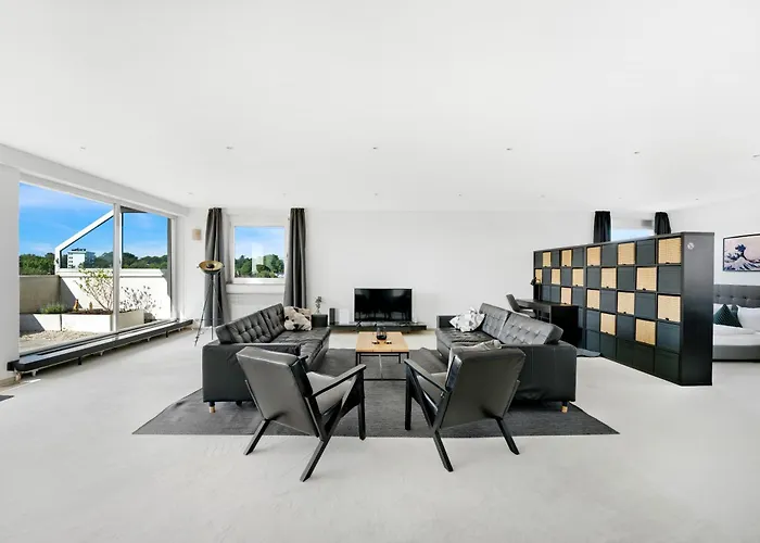 Lägenhet Penthouse 232qm, 12 Personen, Whirlpool, Terrasse, Parkplatz 25min Bis Duesseldorf Messe *